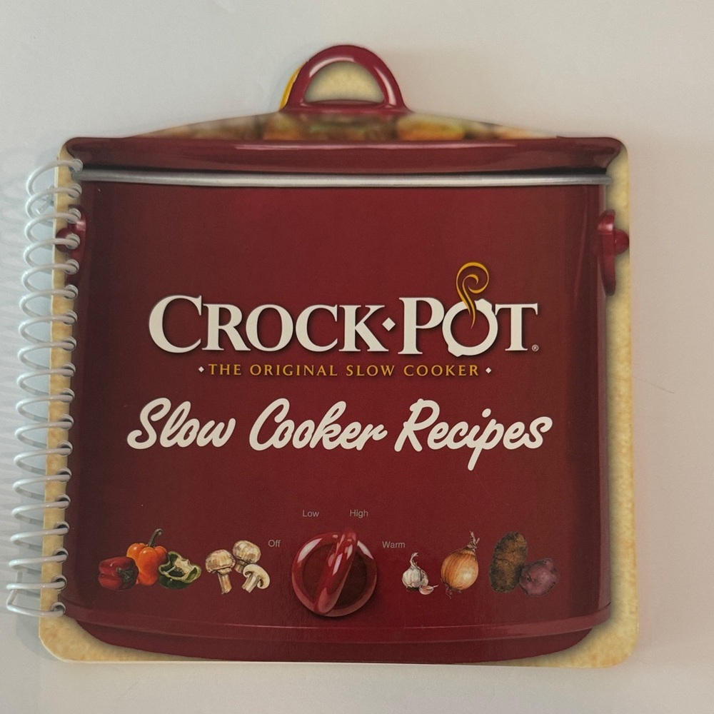 Crockpot The Original Slow Cooker Recipe Spiral Bound Book- 2008
